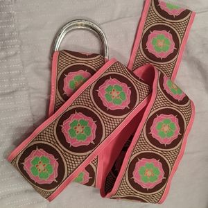 Eliza B. adjustable fabric belt M